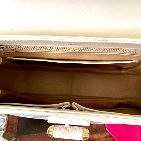 Ultra Rare GUCCI White 1960’s Kelly Bag Purse ICONIC 2 Straps GORGEOUS GG - Picture 6 of 9